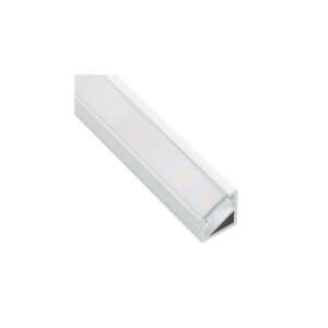 profilé blanc d'angle aluminium pour ruban led diffusant opaque