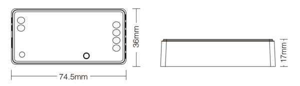 controleur dual blanc cct 12Vdc 24Vdc