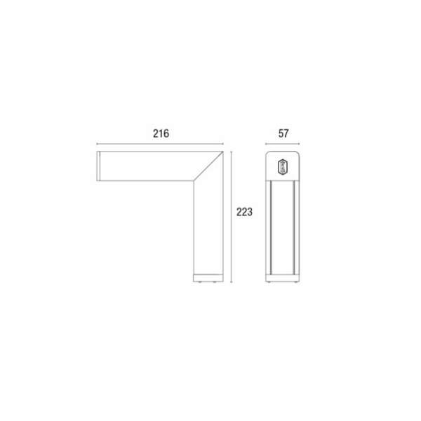 applique led intérieure bois