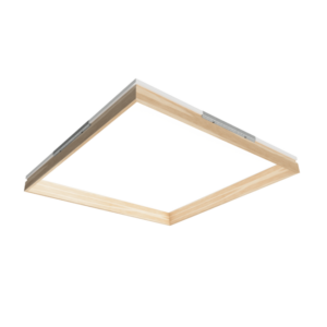 cadre encastrable pour dalle led en bois