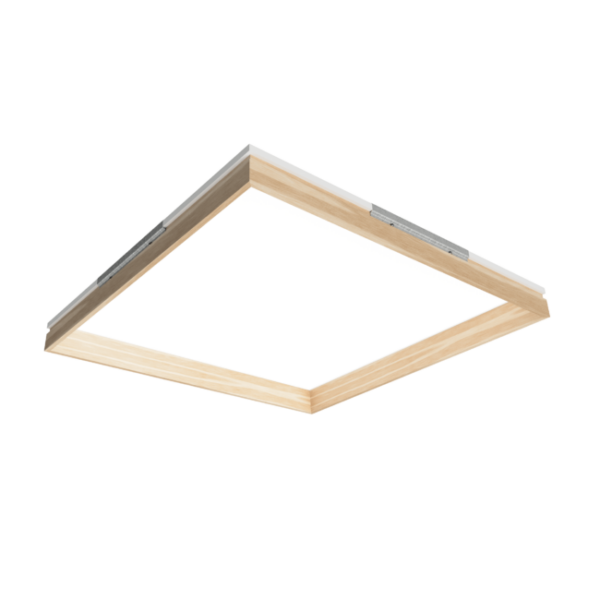 cadre encastrable pour dalle led en bois