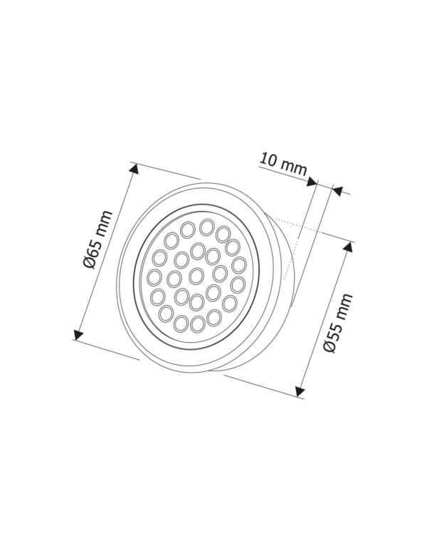 spot led rétrofit sous meuble salle de bains ou cuisine