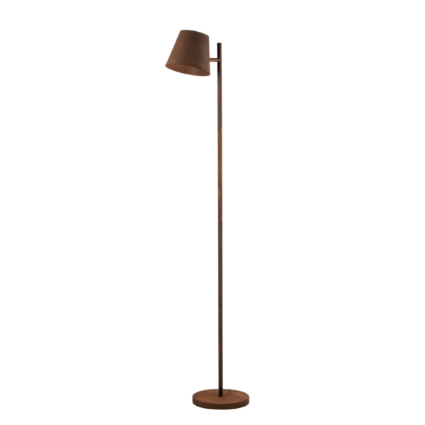 Lampadaire colt en métal rouille vieilli