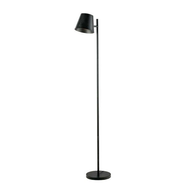 Lampadaire colt en métal gris vieilli