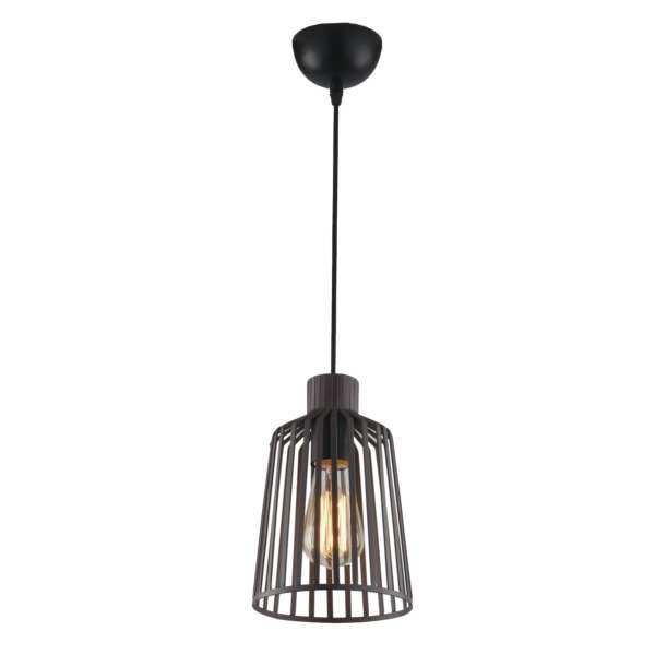 Lustre suspension dayton en métal bronze 16 cm