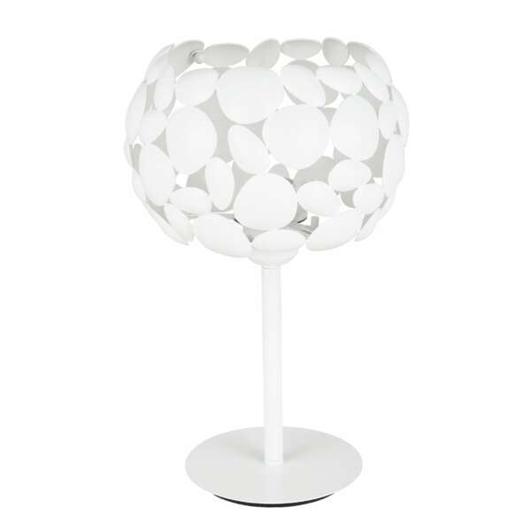 Lampe de table dioniso en métal blanc