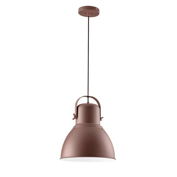 Lampe à suspension legend en métal bronze finitions cuivre 32 cm