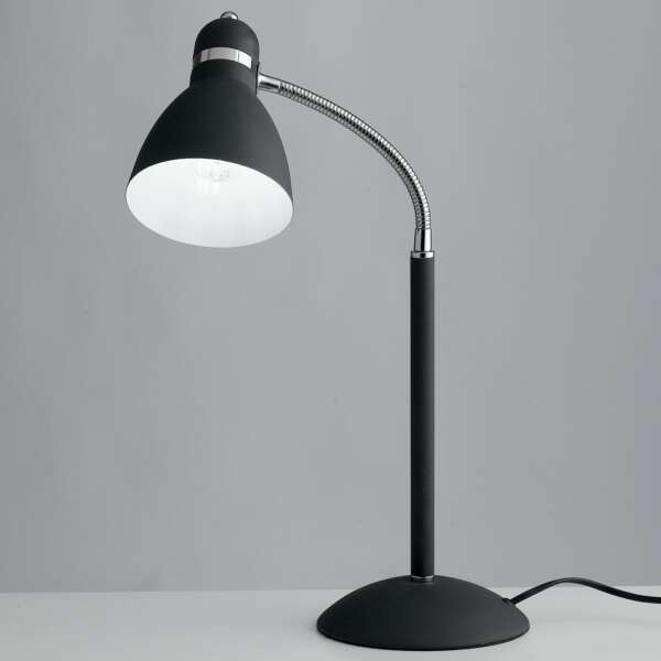 Lampe de table people en métal noir avec diffuseur orientable – Image 2