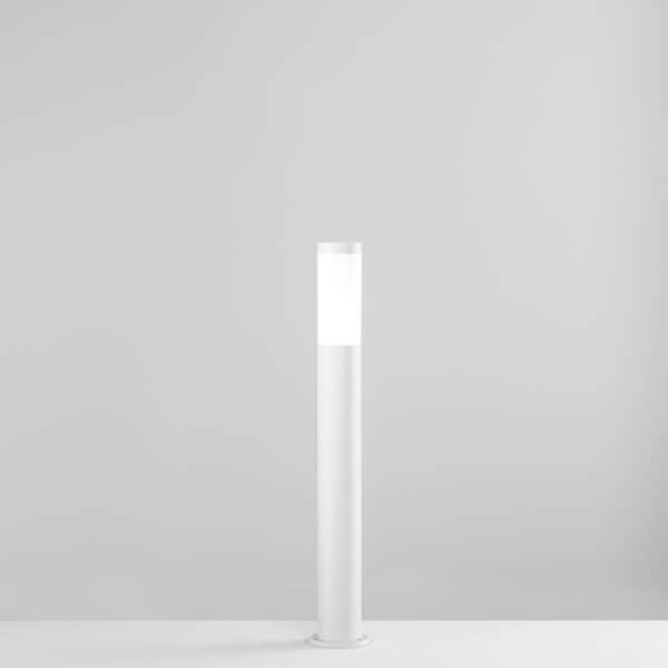 Borne d'extérieur tokyo en acier blanc 70 cm. IP44 – Image 2