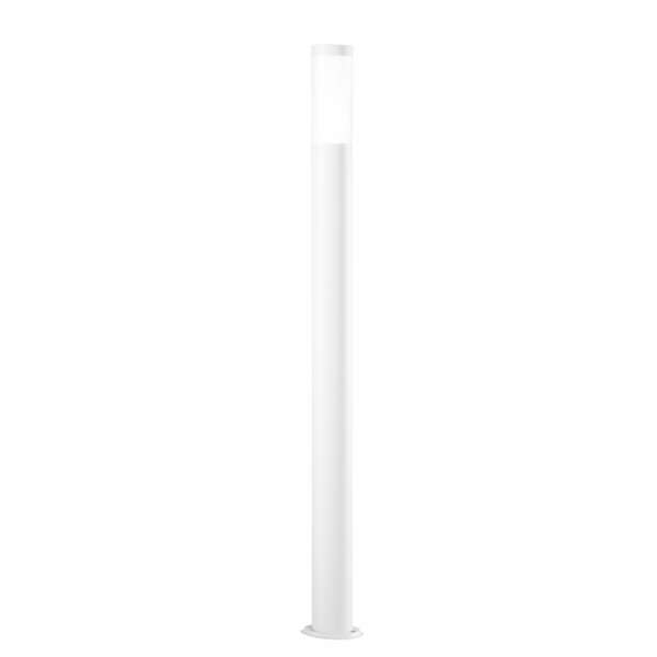 Borne d'extérieur tokyo en acier blanc 110 cm. IP44