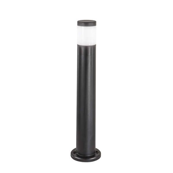 Borne d'extérieur ronde focus en polycarbonate noir gu10 77,2cm