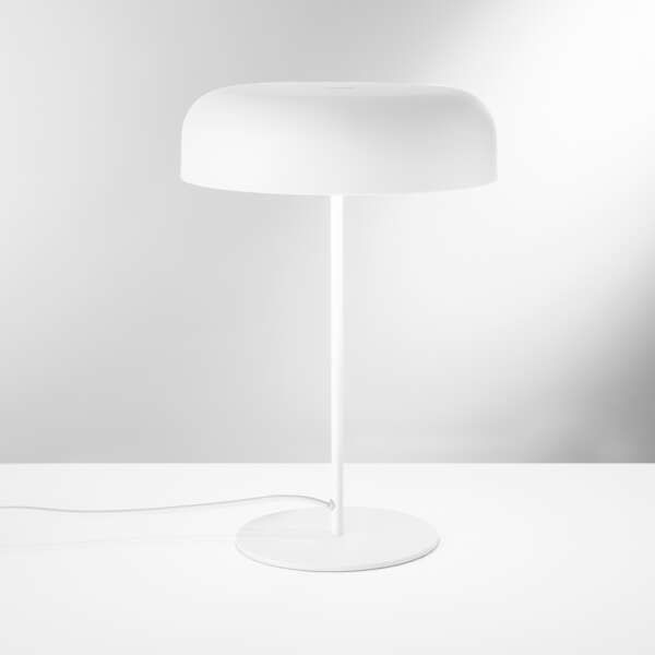 Lampe de table iceman en métal blanc 45x30 cm – Image 2