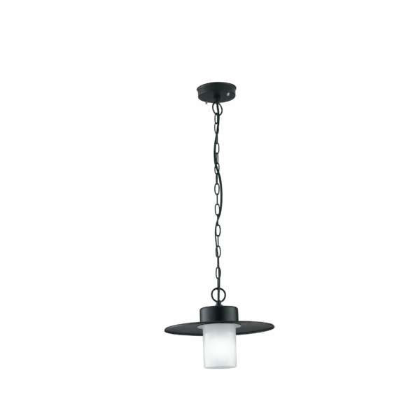 Suspension extérieure york en aluminium noir IP44