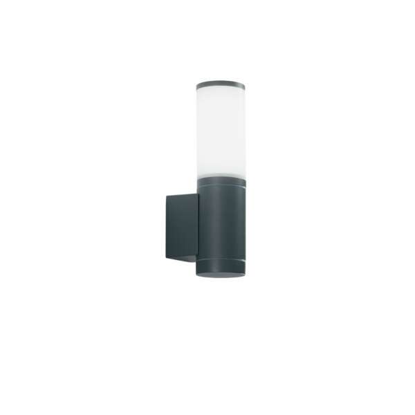 Applique extérieure LED cylindrique anthracite discovery 13w 4000k