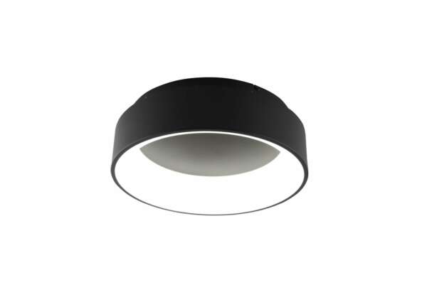 Plafonnier LED noah en aluminium noir 40w avec fonction CCT 45 cm – Image 2