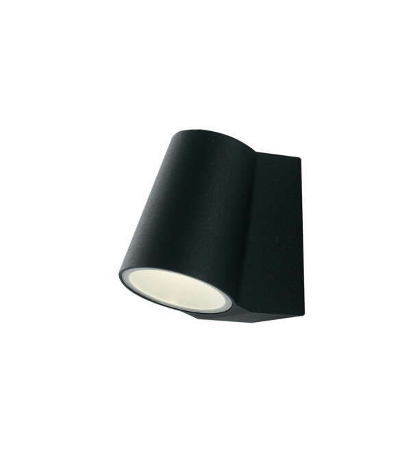 Applique LED sintesi en aluminium noir 6W 4000k (lumière naturelle)