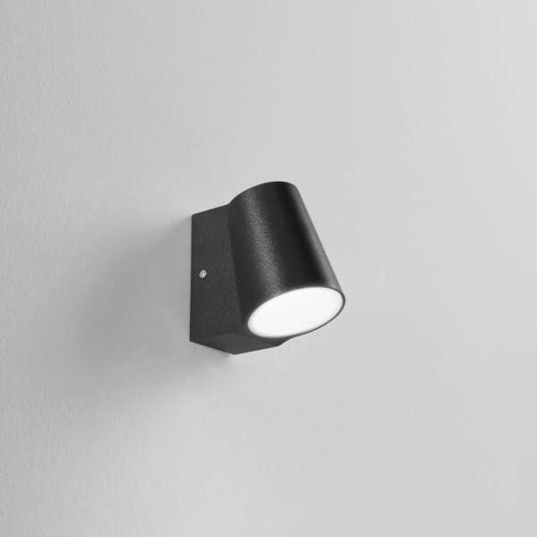 Applique LED sintesi en aluminium noir 6W 4000k (lumière naturelle) – Image 2