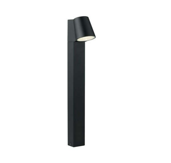 Borne d'extérieur LED sintesi en aluminium noir 6W 4000k (lumière naturelle)