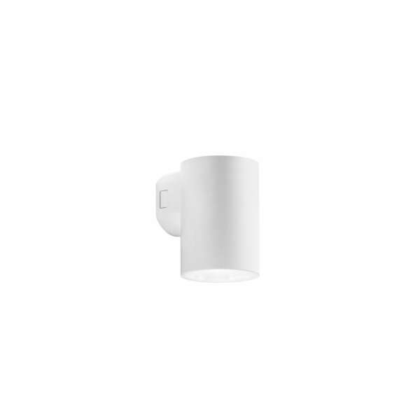 Applique d'extérieur LED polo ronde blanche 8W à lumière chaude et naturelle