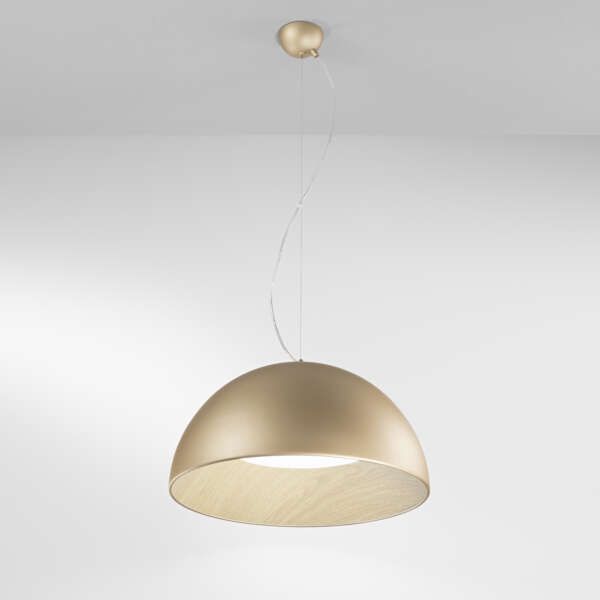 Suspension LED coco gold en métal 40w CCT 50cm – Image 2