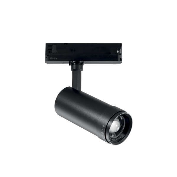 Projecteur sur rail LED explorer noir 30w 3000k-4000k ø71x160