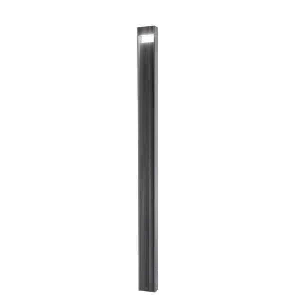 Poteau extérieur lumina en aluminium anthracite 12w CCT 80cm