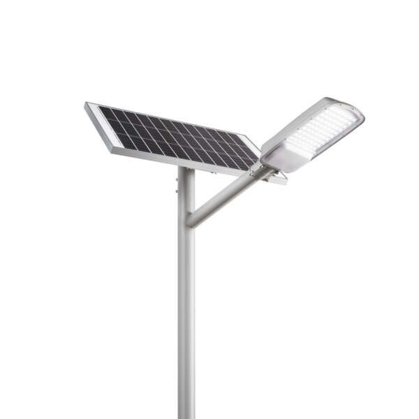 Éclairage routier radius 30w avec panneau solaire 64w 4200lm 3000k