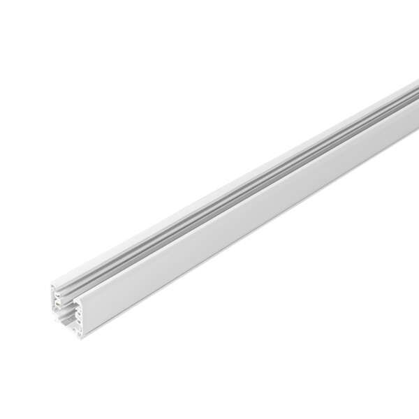 Rail triphasé rail en aluminium blanc mat 1 mètre