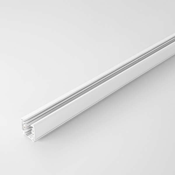 Rail triphasé rail en aluminium blanc mat, 2 mètres – Image 2