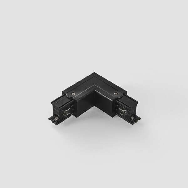 Raccordement coin gauche pour rail rail noir – Image 2