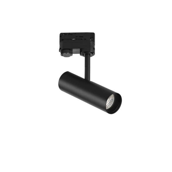 Luminaire sur rail LED rocket noir 7W 3000-4000k ø50x165