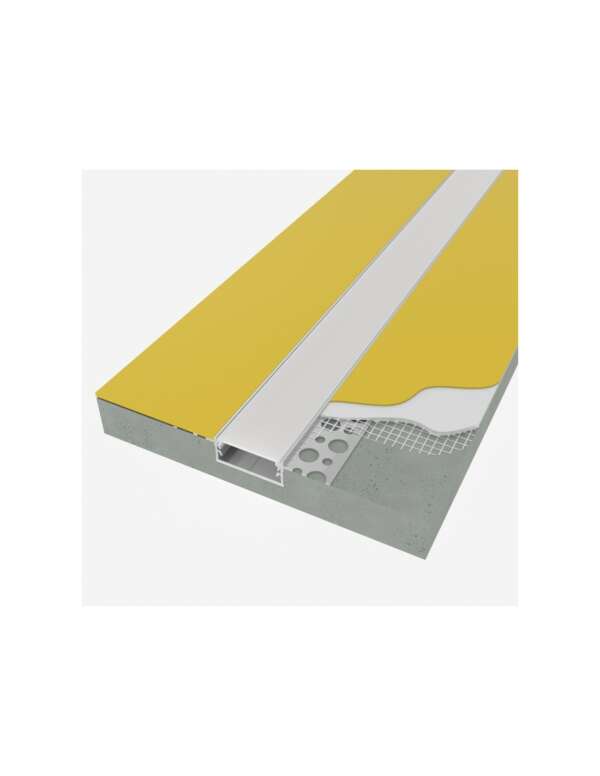 Profile aluminium encastré diffusant opale DEOLINE XL type P – Image 4