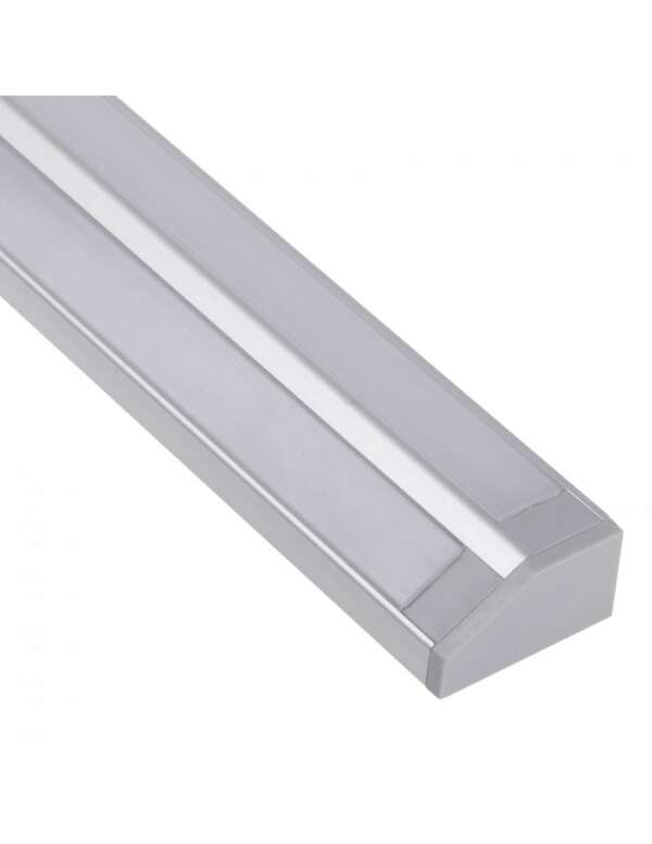 Profilé aluminium NEOLINE 2 m pour deux bandes LED