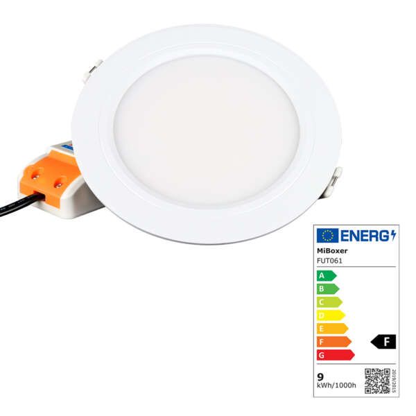 Downlight Blanc connecté LED RVB+CCT 9W (2.4GHz)