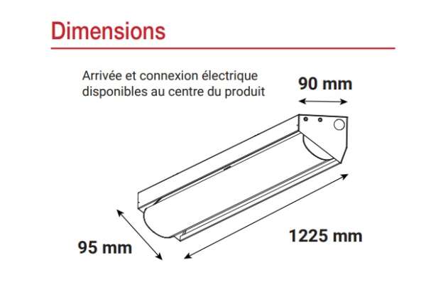 Eclairage asymétrique pour tableau de classe – Image 4